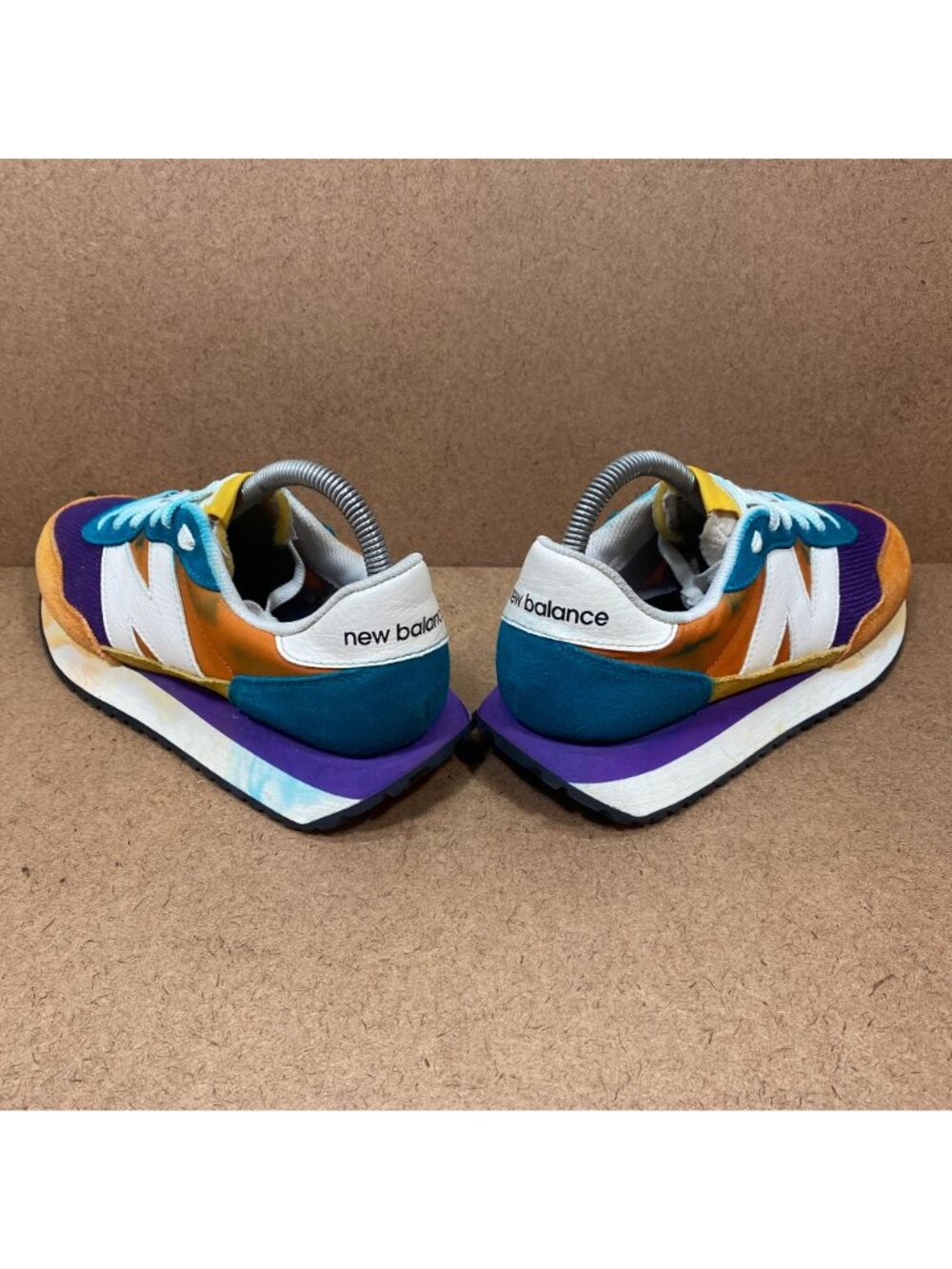 New Balance 327 Multicolor Womens Sneakers - Size 8.5 Mesh & Suede Vibrant - Picture 7 of 8